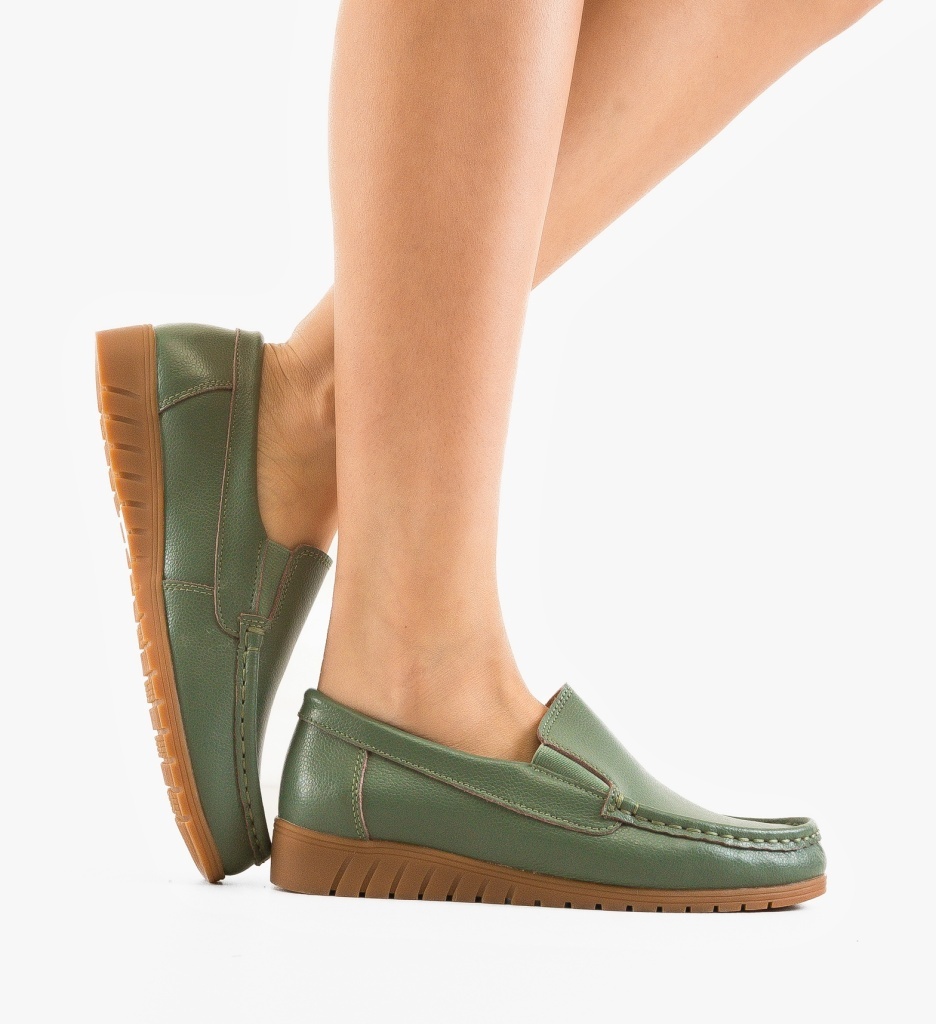 Pantofi Casual Soma Verzi | Confort Zilnic - imagine 3