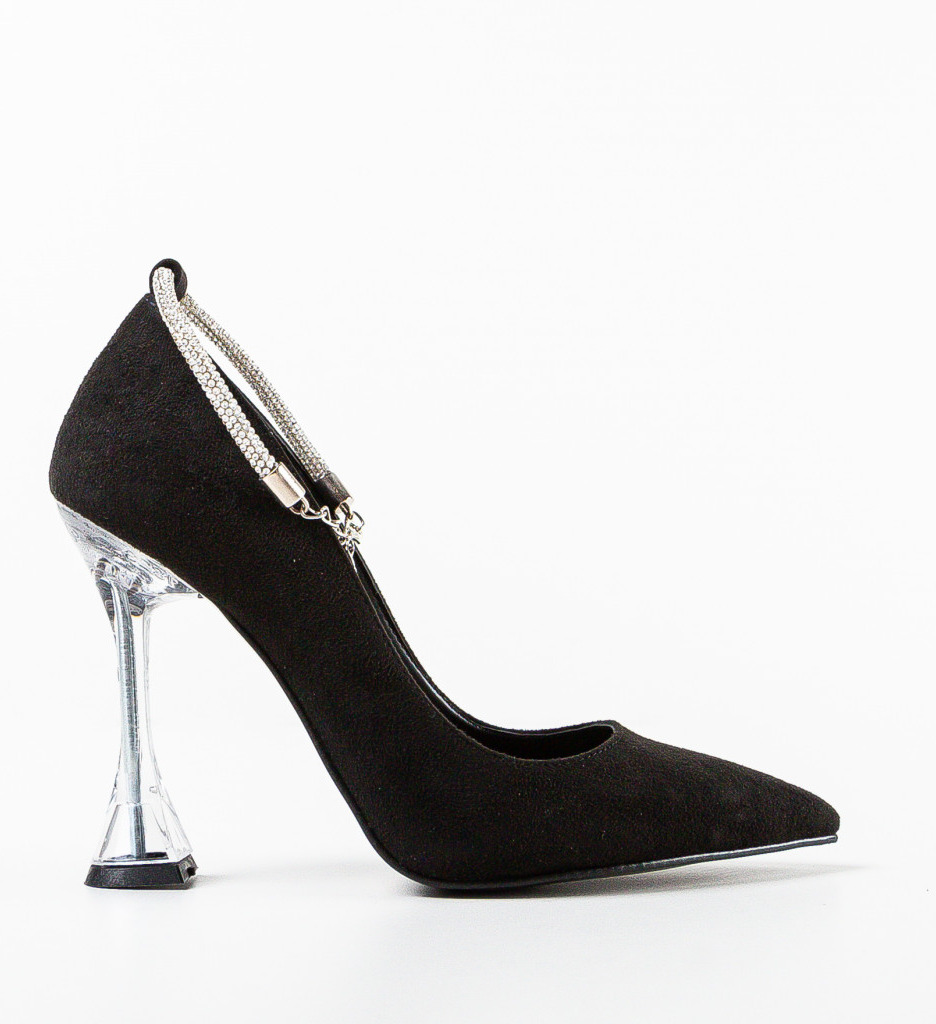 Pantofi Hervac Negri - Eleganță și Stil - imagine 4