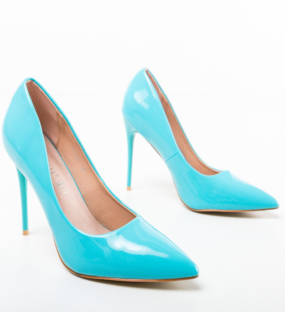 Pantofi cu Toc Telio Albastri - Eleganță Asigurată - imagine 5
