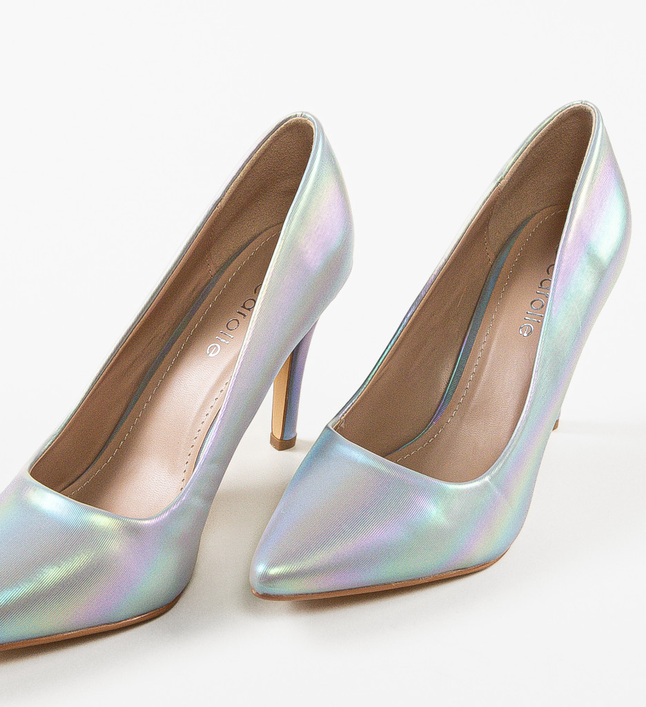 Pantofi cu toc Walt Gri | Eleganți și Confortabili - imagine 5
