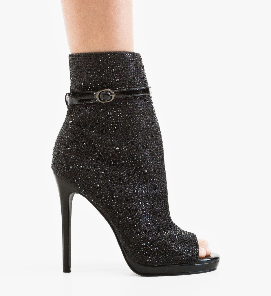 Sandale Dama Oranjerie Negre Elegante - imagine 5