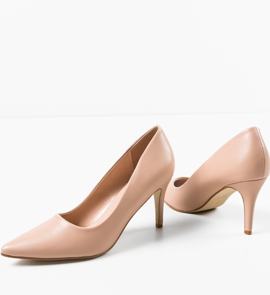 Pantofi Vinnie Bej eleganți - confort stilat - imagine 7