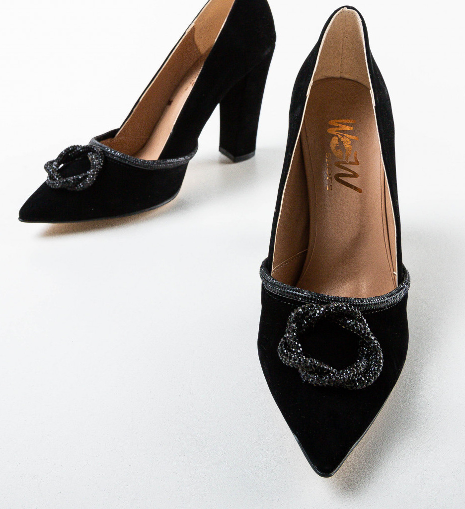 Pantofi Amintire Negri - Eleganță și Stil - imagine 6