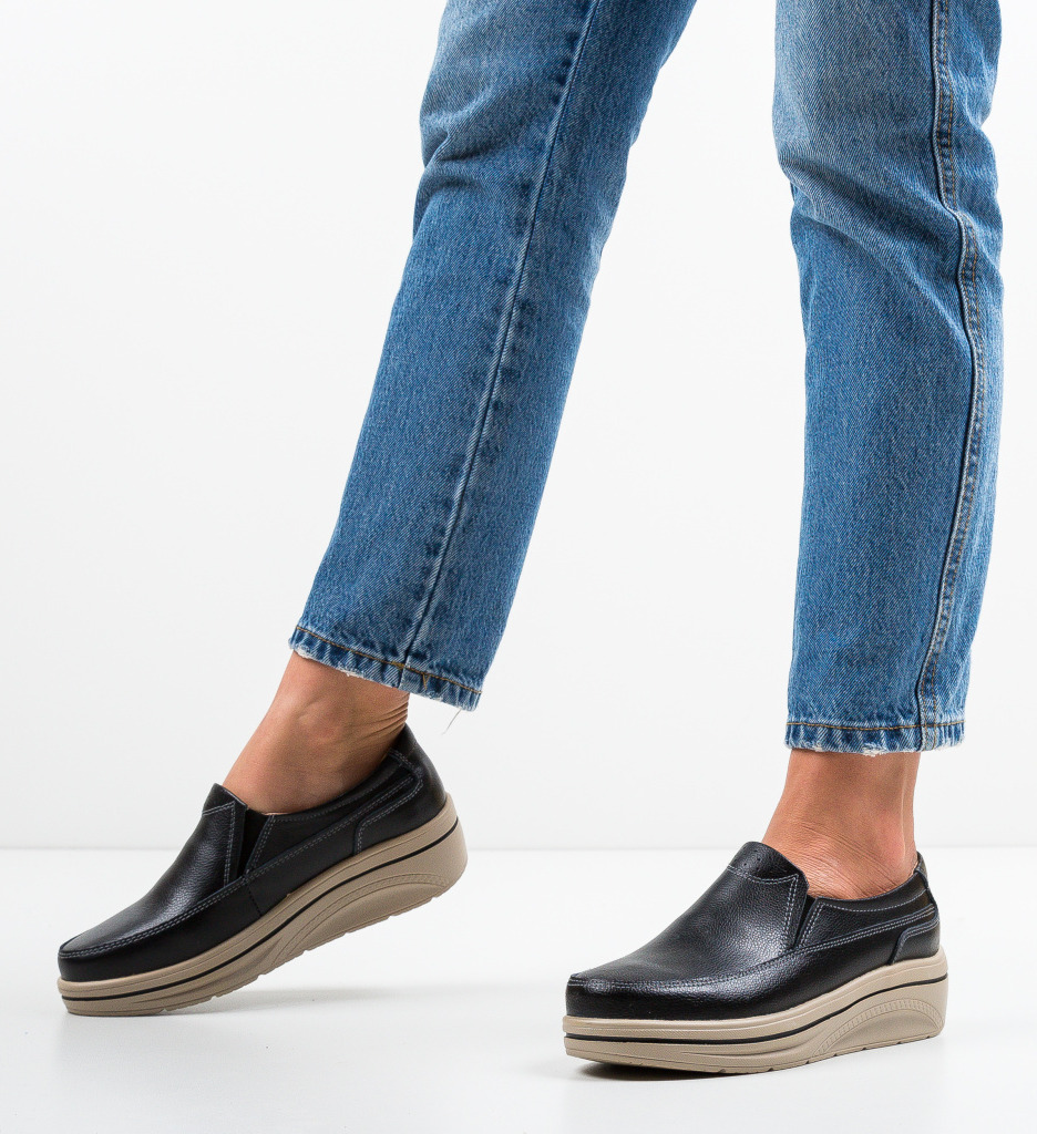 Pantofi Casual Rankin Negri | Stil și Confort - imagine 4