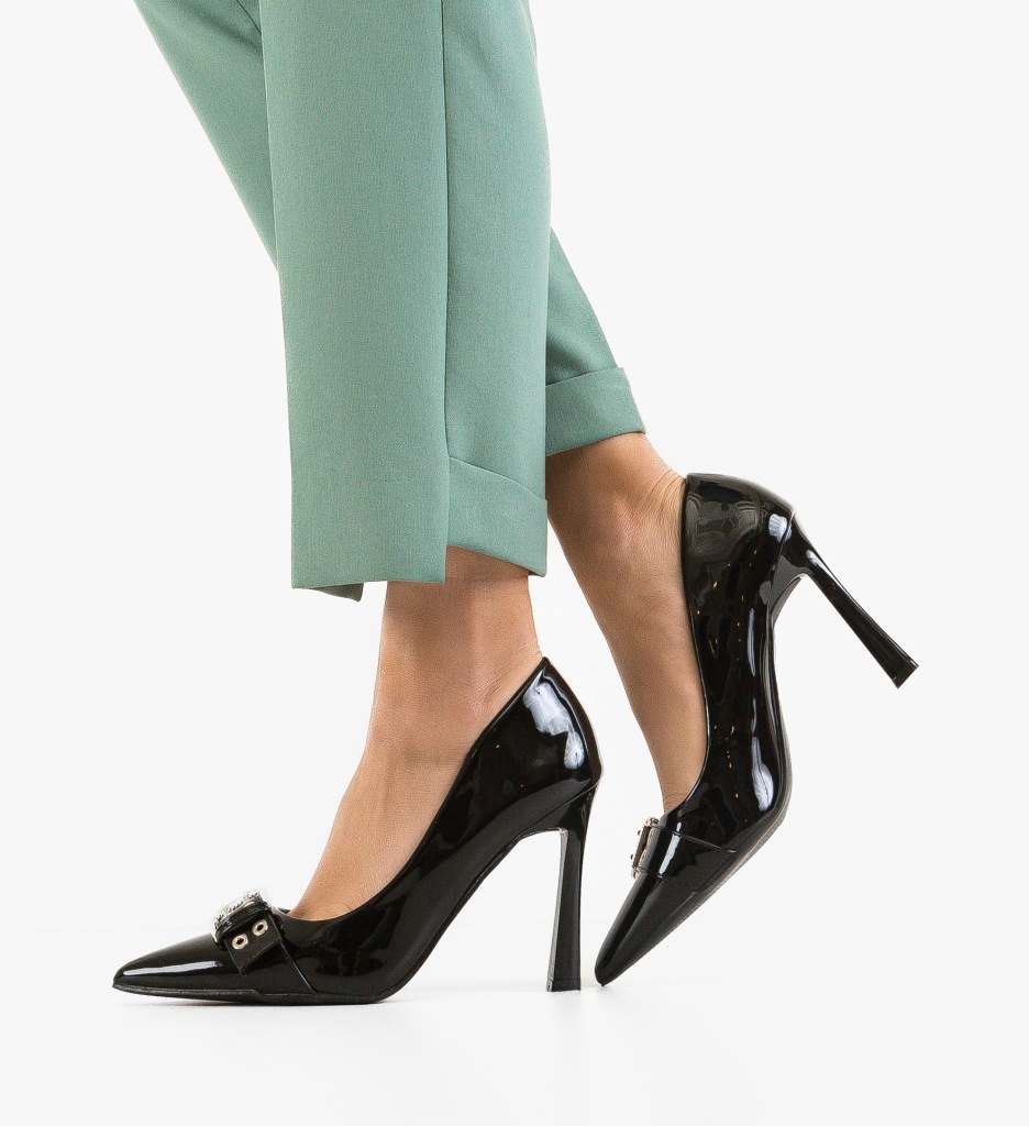 Pantofi Stiletto Hafsa Negri - Eleganță și Stil - imagine 3