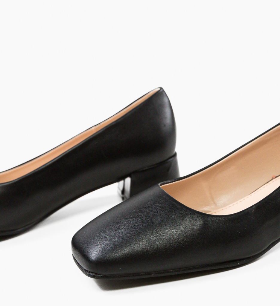 Pantofi cu Toc Parks Negri - Eleganță și Stil - imagine 6