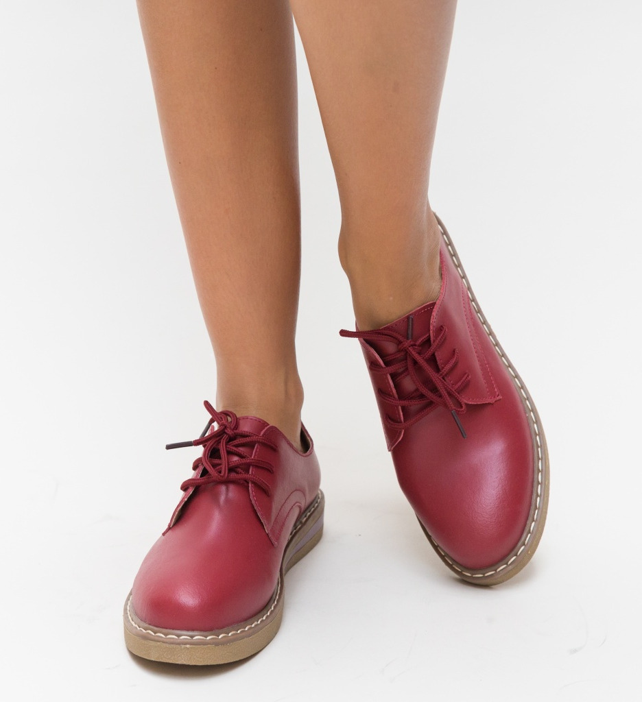 Pantofi Casual Doria Rosii | Stil și Eleganță - imagine 2