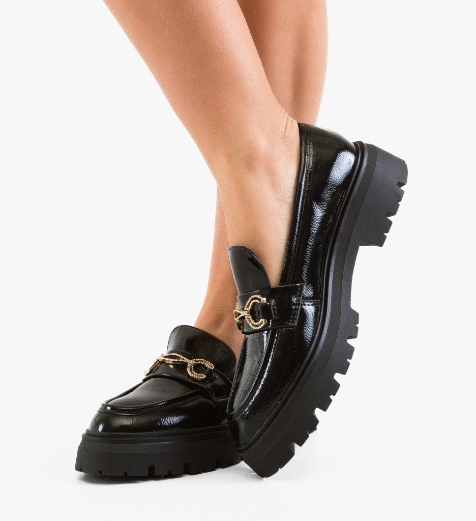 Pantofi Casual Dama Dyyam Negri | Stil și Confort - imagine 4