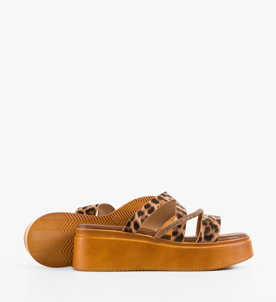 Papuci Dama Animal Print | Stil și Confort - imagine 3