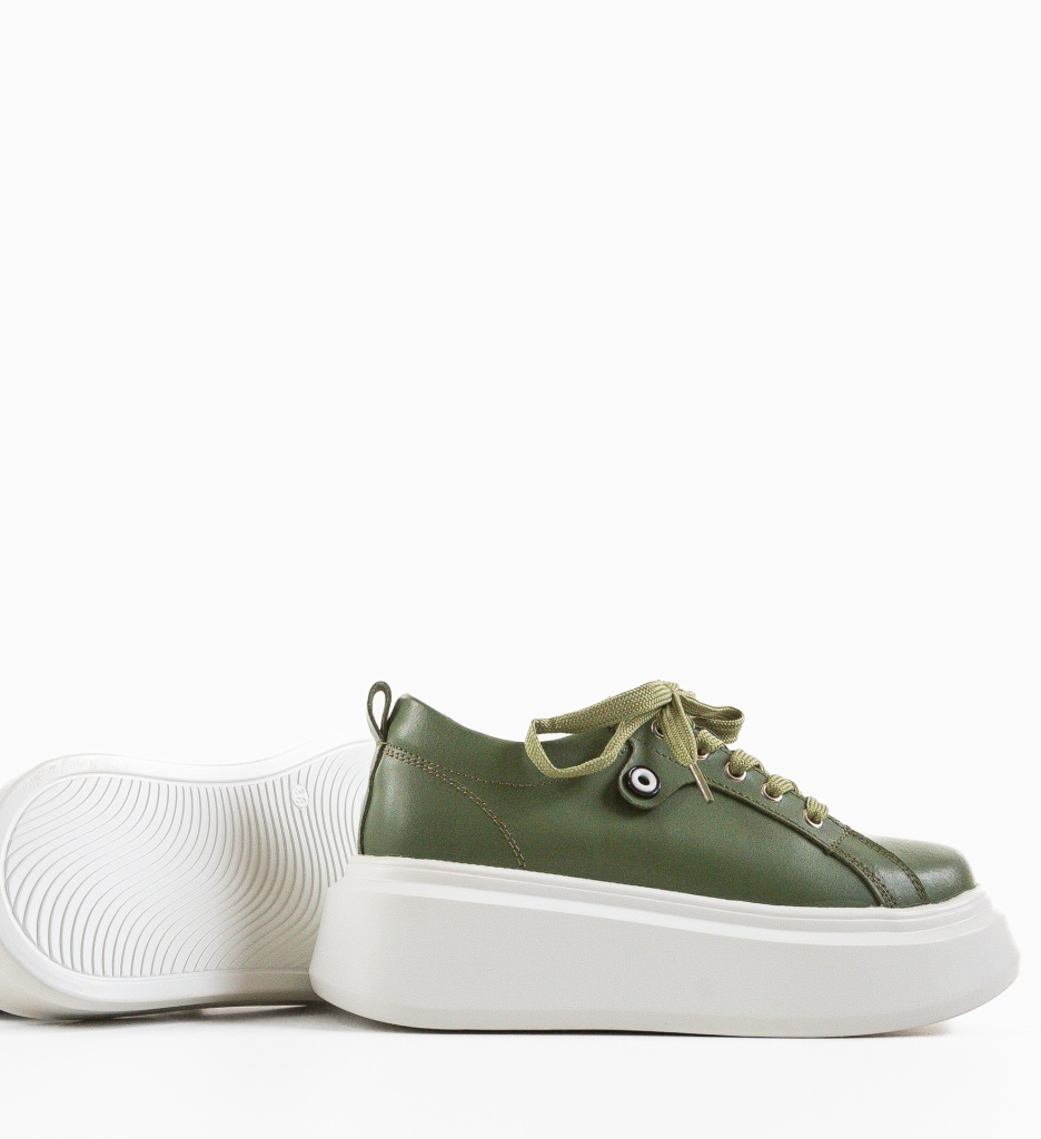 Pantofi Casual Nuandre Verzi - Confort Zi de Zi - imagine 7