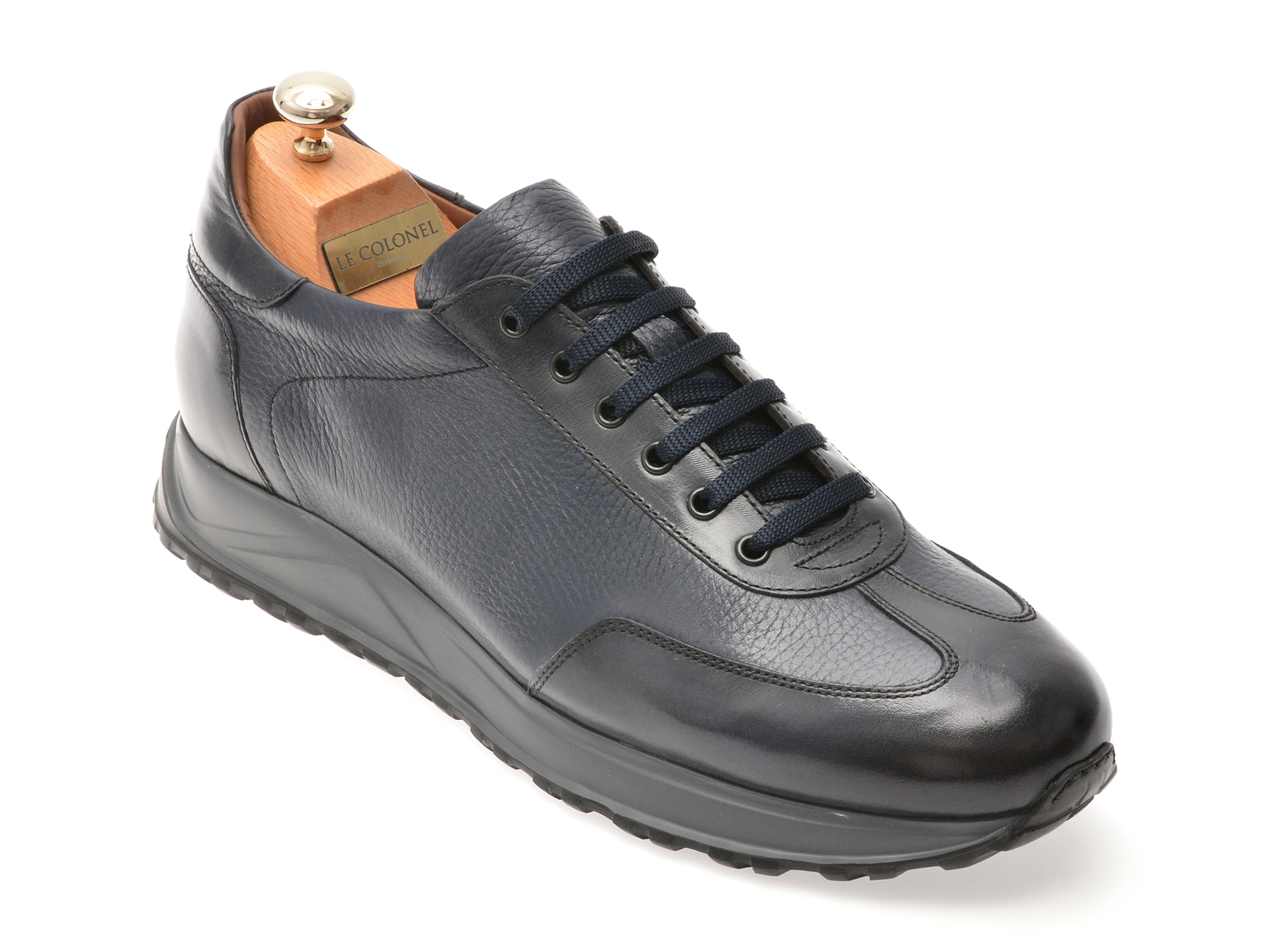 Pantofi Le Colonel Bleumarin din Piele Naturală
