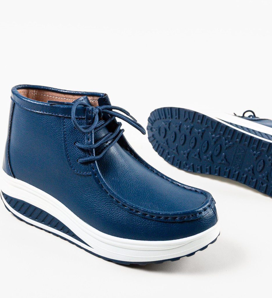 Pantofi Casual Vinto Bleumarin - Confort Stilat - imagine 6