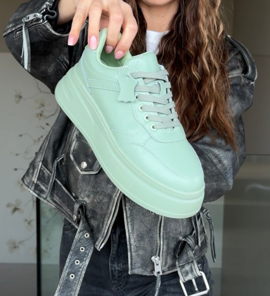 Sneakers Dama Momda Verzi - Confort și Stil Sport