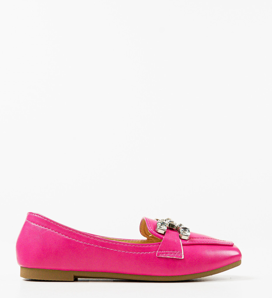 Pantofi Casual Dama Mireya Fuchsia - Confort - imagine 5