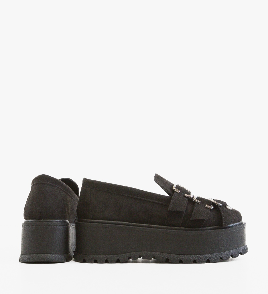 Pantofi Casual Darqu Negri Eleganți - imagine 4