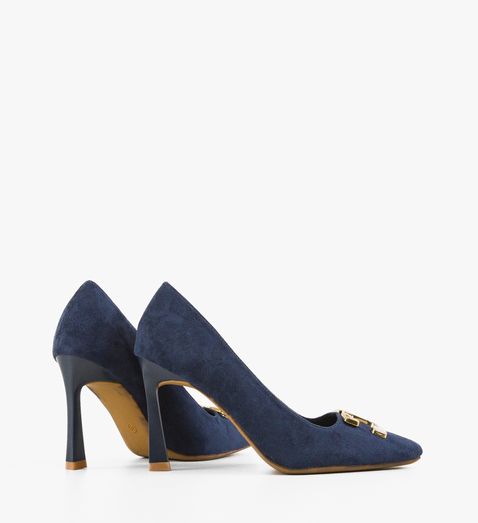 Pantofi Toc Debora Bleumarin - Eleganță Asigurată - imagine 4