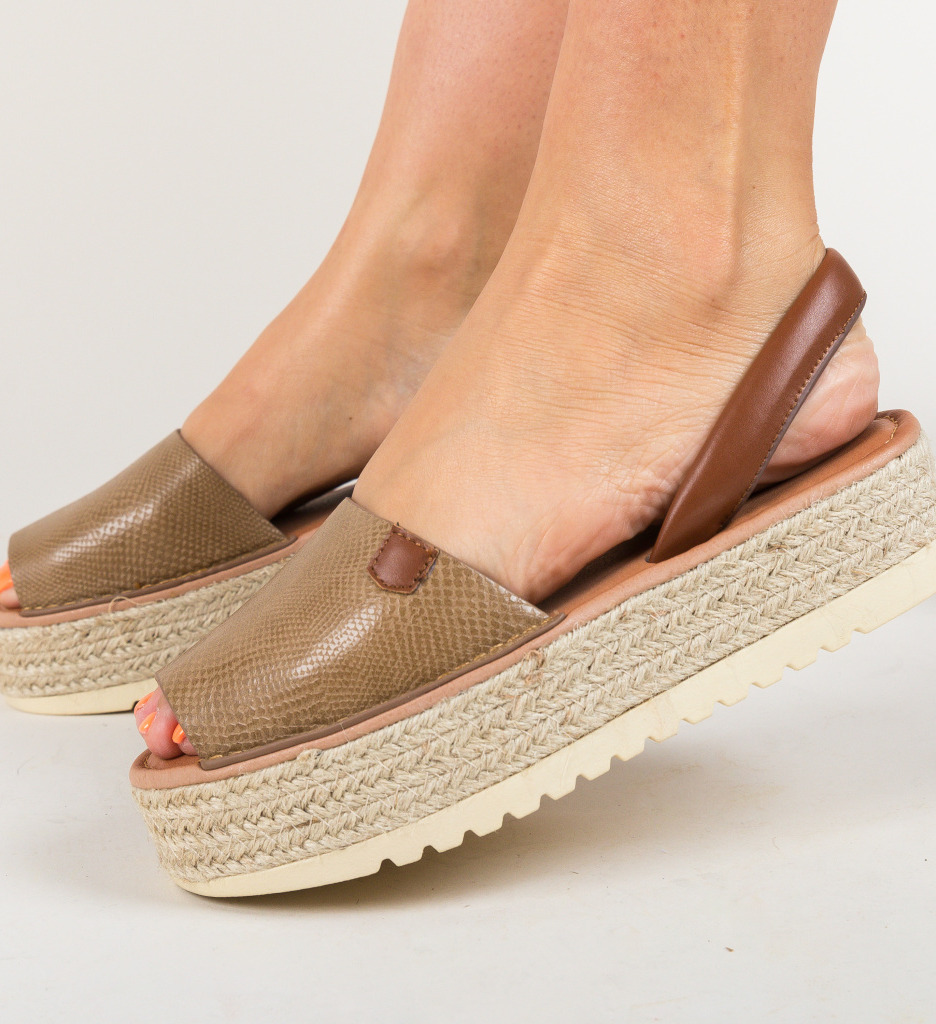 Sandale Lowe Khaki - Confort și Stil Casual - imagine 2
