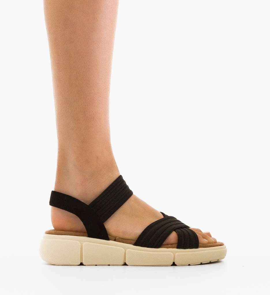 Sandale Raduku Negre Elegante - Confort Premium - imagine 6