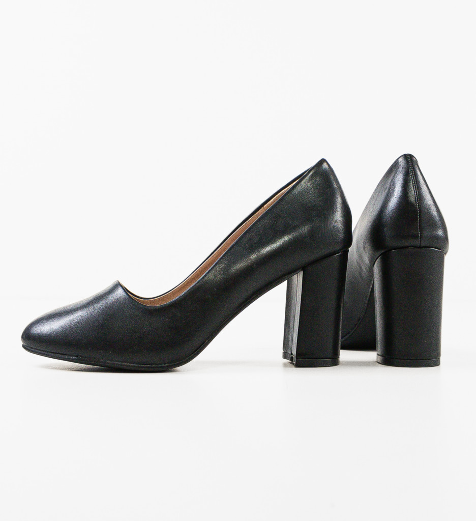 Pantofi Lorna Negri cu Toc - Eleganță Asigurată - imagine 13