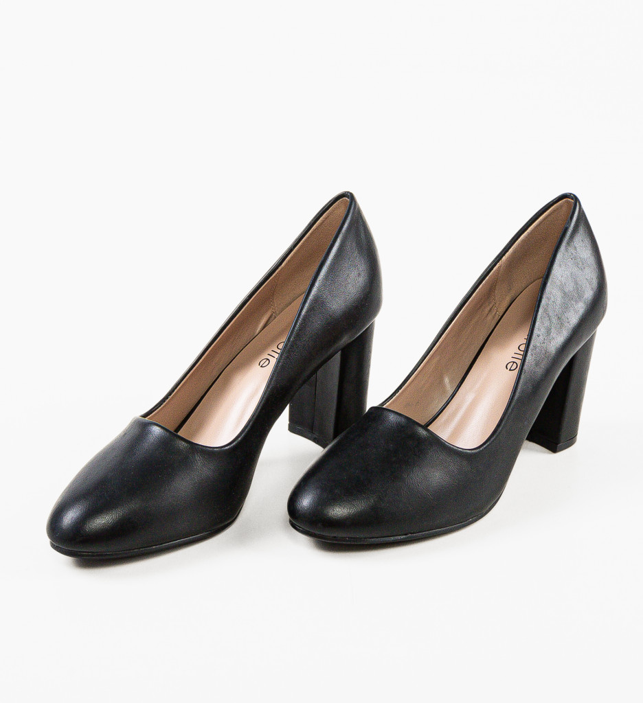 Pantofi Lorna Negri cu Toc - Eleganță Asigurată - imagine 11