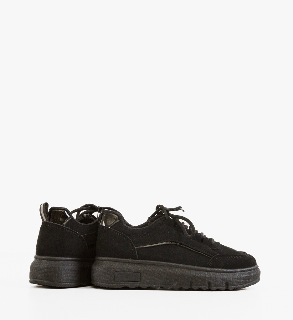 Sneakers Dama Elys Negru - Confort & Stil - imagine 5