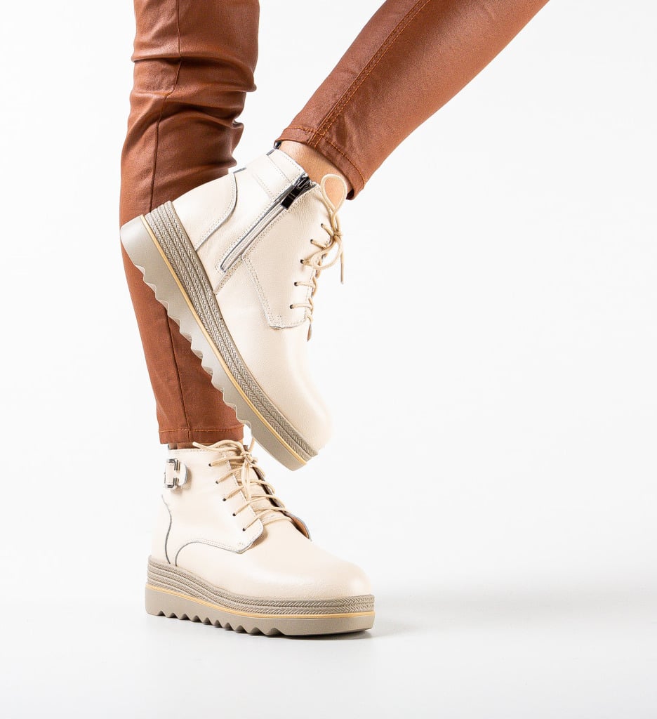 Ghete Dama Bej Elegante | Solders - imagine 5