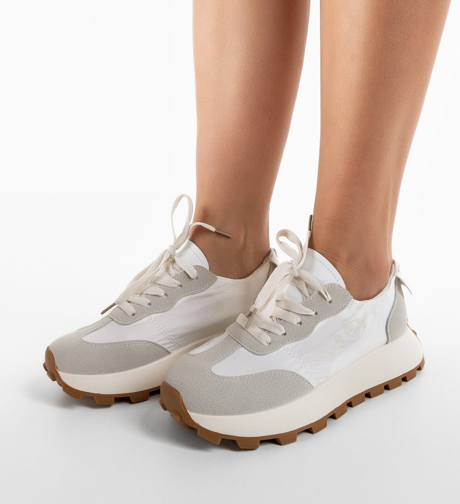 Sneakers Dama Galant Albi - Confort & Stil Sport - imagine 3