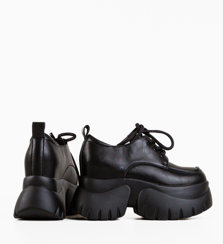 Pantofi Casual Sajna Negri | Confort și Stil - imagine 4