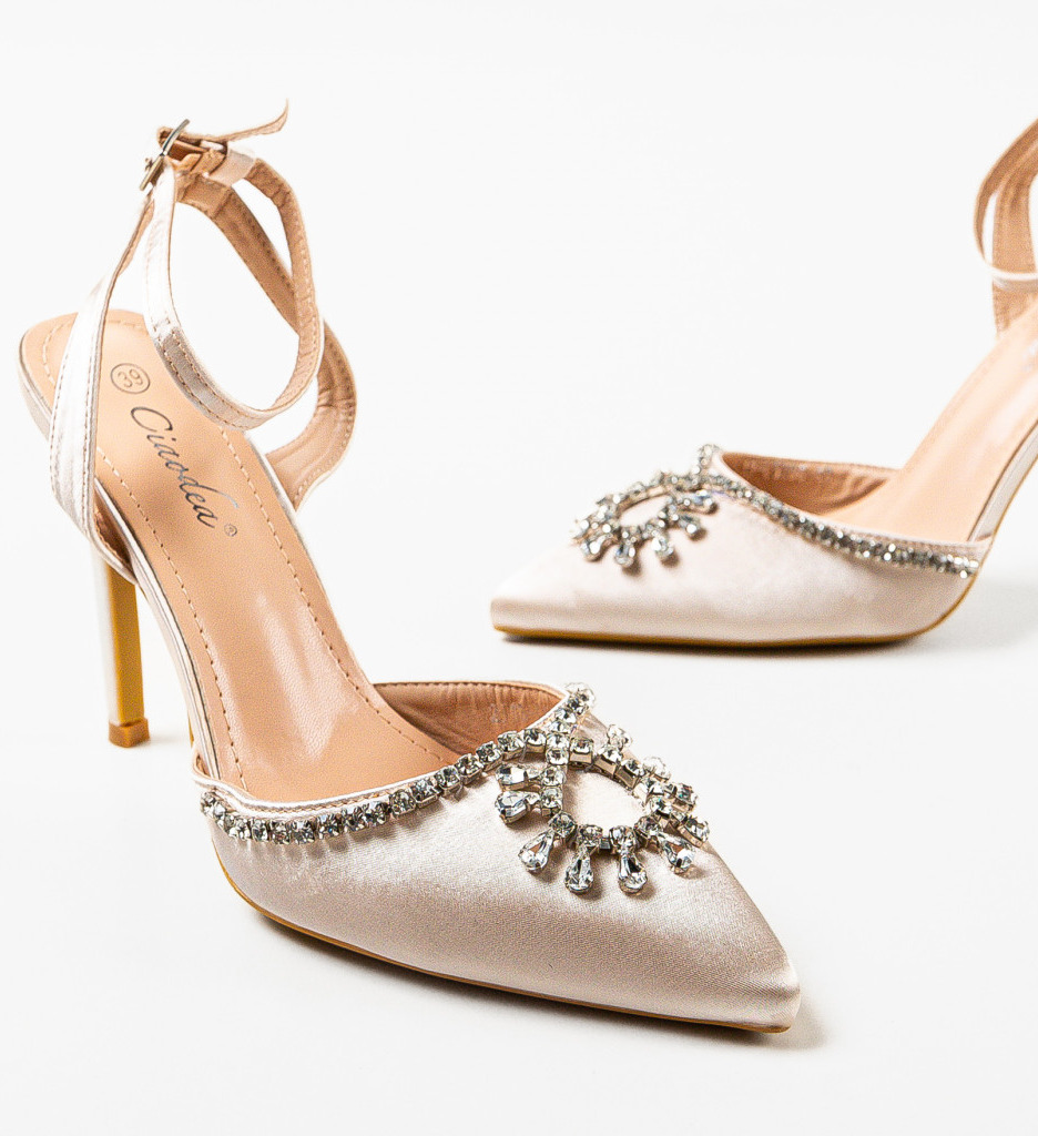 Pantofi dama Kaitlyn Bej | Eleganță și Confort - imagine 6