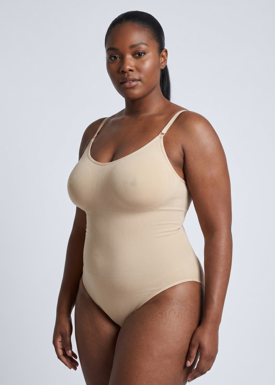 Body Modelator Marquise pentru Talie si Abdomen, bej - imagine 2