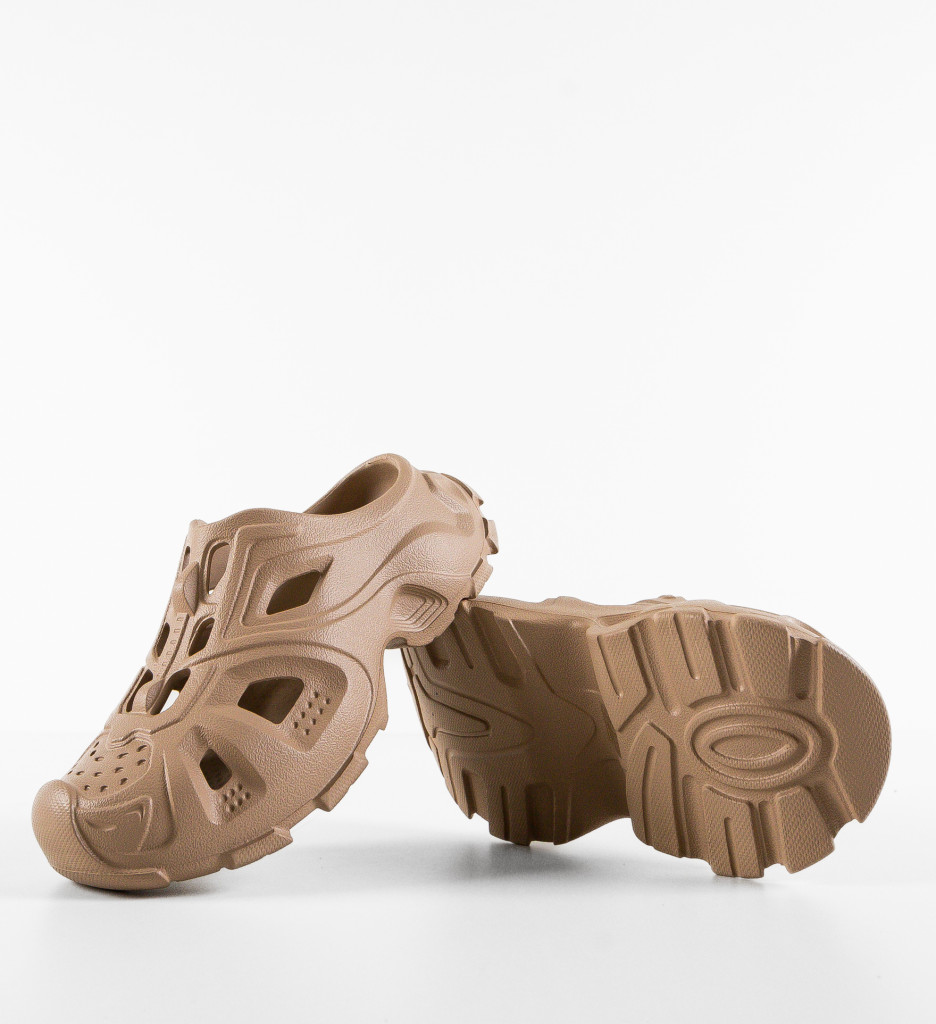 Papuci Dama Merri Khaki | Confort si Stil - imagine 9