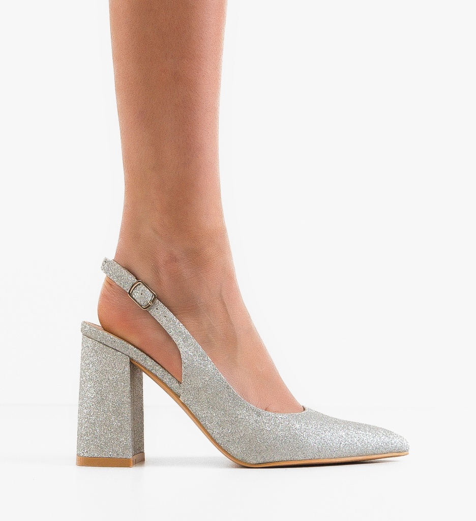 Pantofi Markus Argintii | Stil și Eleganță - imagine 6
