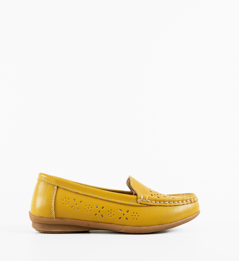 Pantofi Debar Galbeni - Stil si Confort Urban - imagine 4