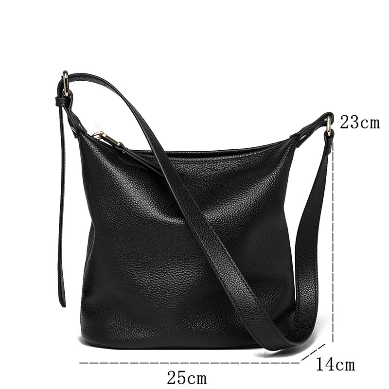 Geanta Lucasta GT2776 Delis Piele Naturala Neagra - imagine 3