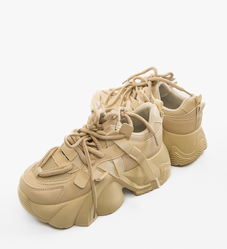 Sneakers Dama Thild Bej - Confort și Stil - imagine 5