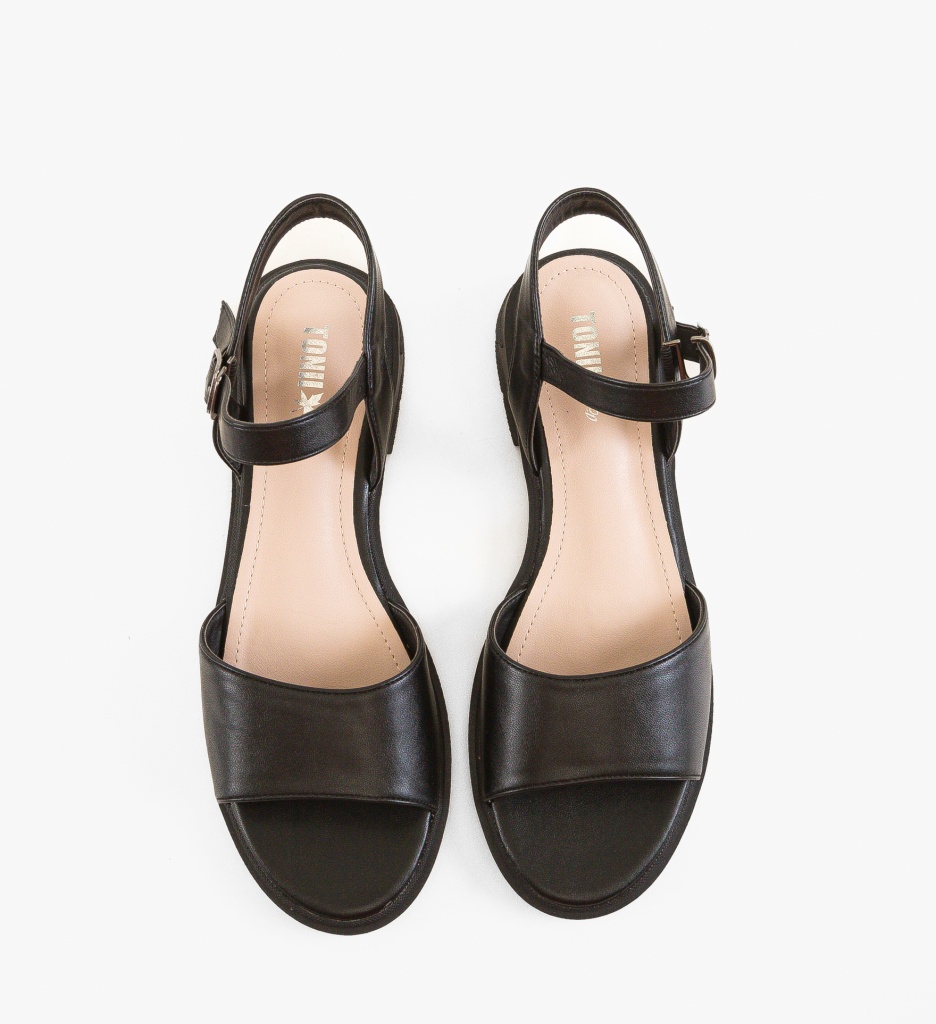 Sandale Dama Nango Negre Elegante - imagine 2