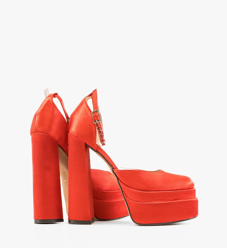 Pantofi dama Rahim rosii - eleganta si stil - imagine 4