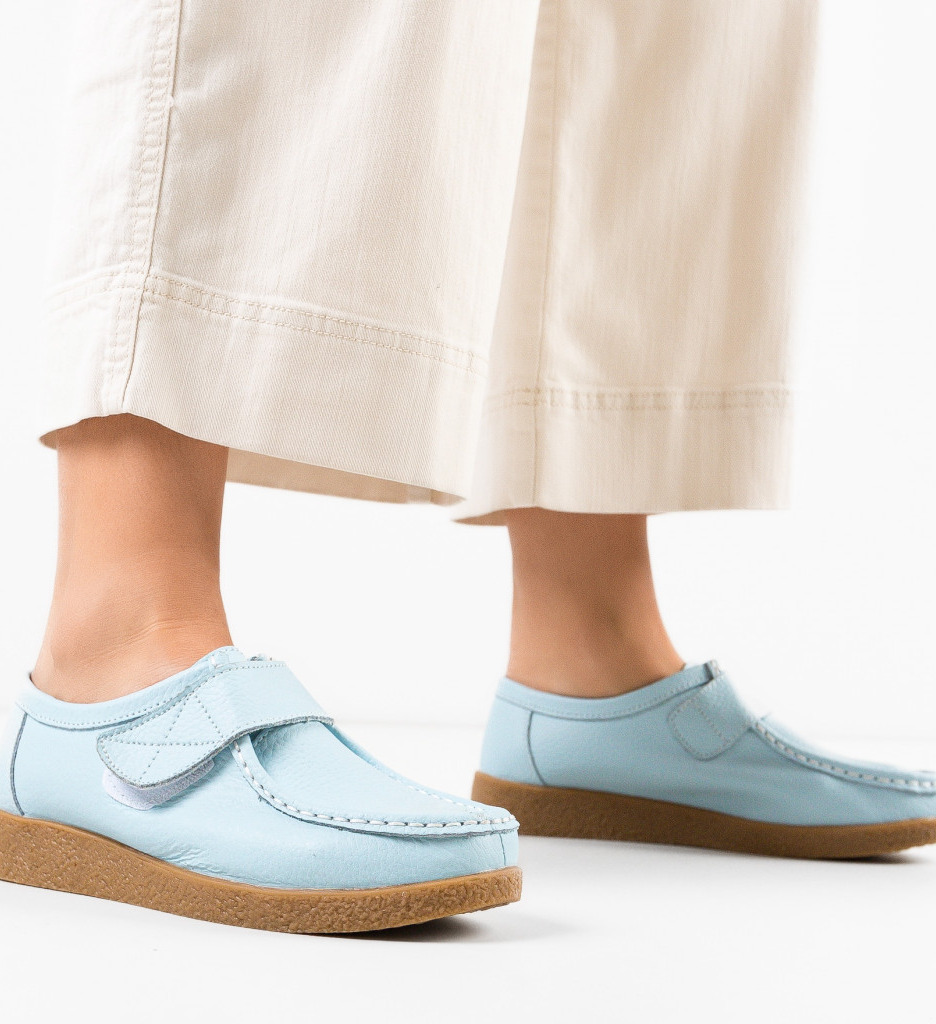 Pantofi Casual Monta Albastri - Confort Stilat - imagine 3