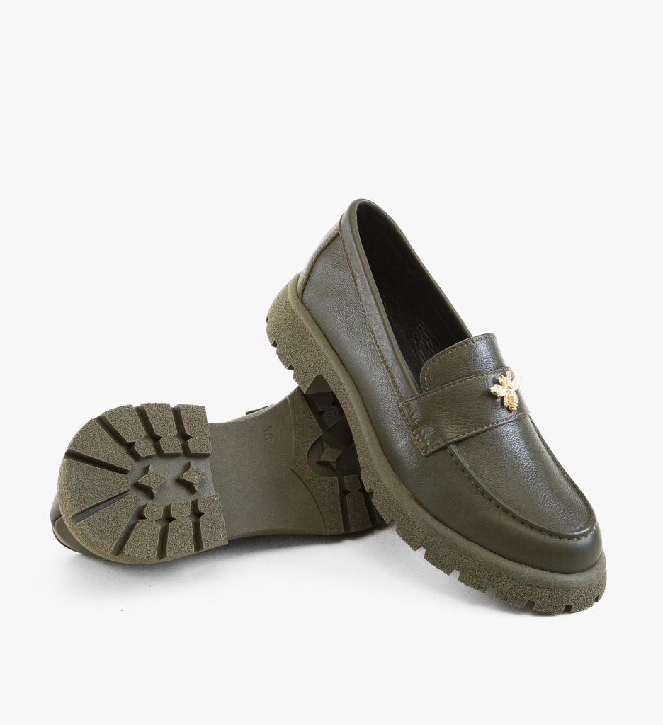 Pantofi Casual Dama Fosere Verzi Confortabili - imagine 6