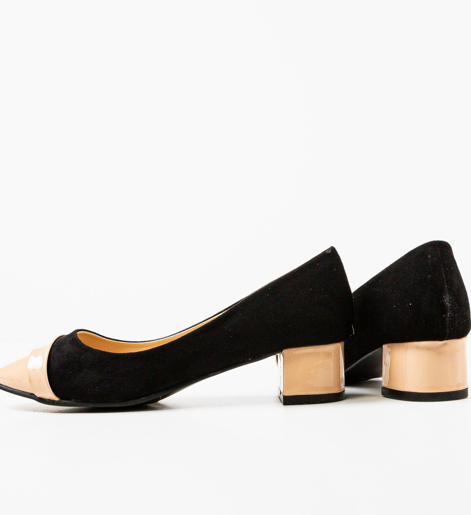 Pantofi Heme Negri cu Toc - Eleganță și Stil - imagine 7