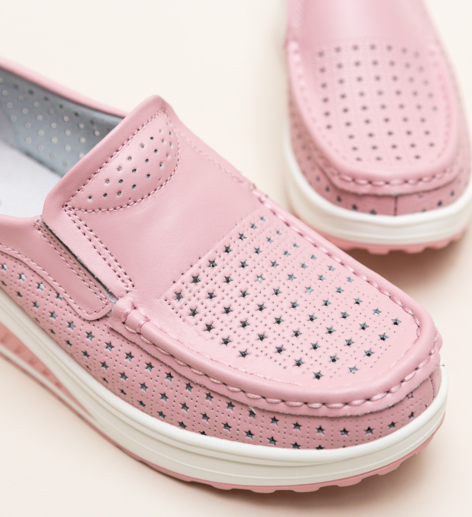 Pantofi Casual Bicaz Roz - Confort și Stil Zilnic - imagine 6