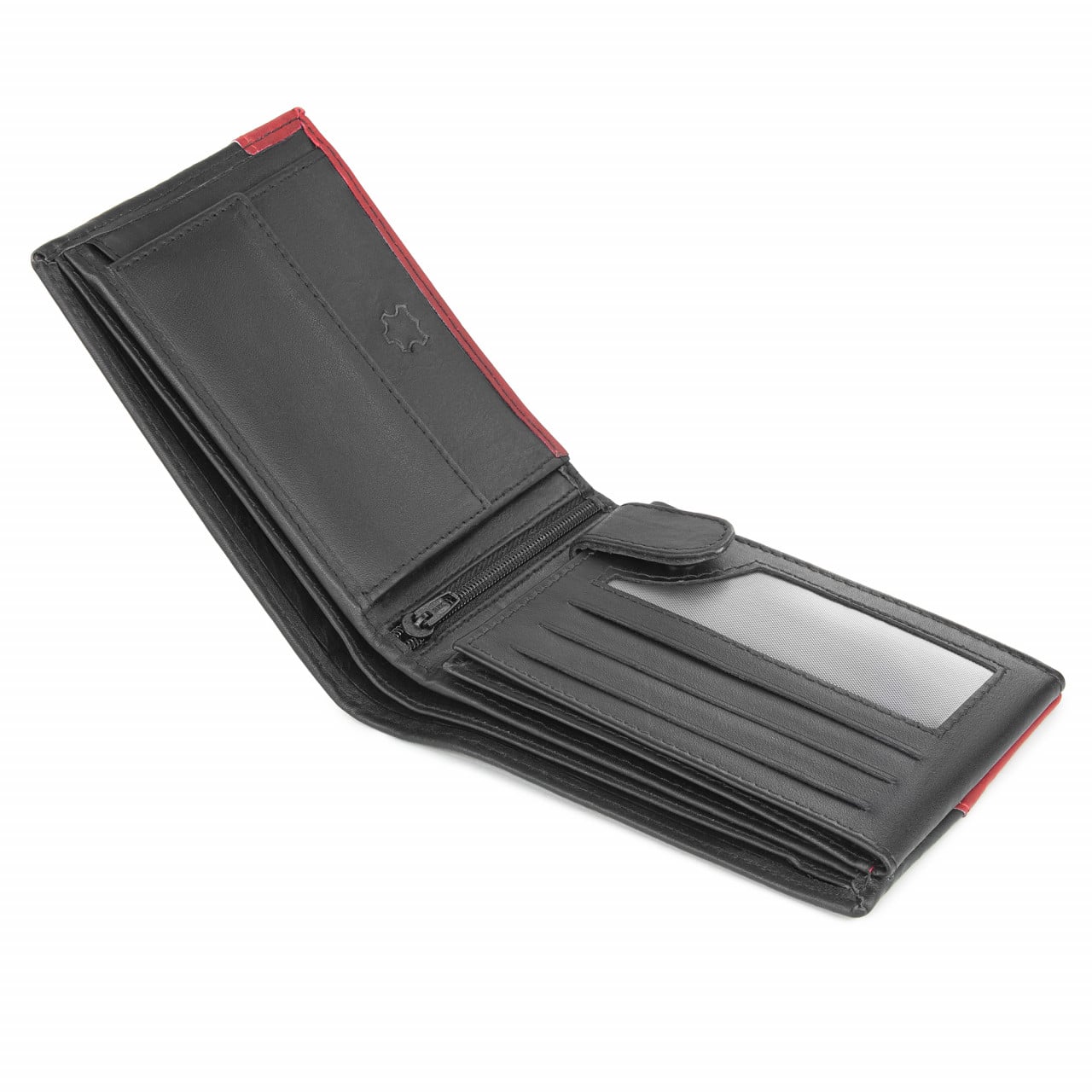 Portofel Delis Dominic | Piele Naturala, Negru - imagine 4