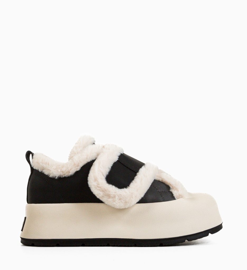 Sneakers Dama Foxy Negre | Confort și Stil Urban - imagine 4