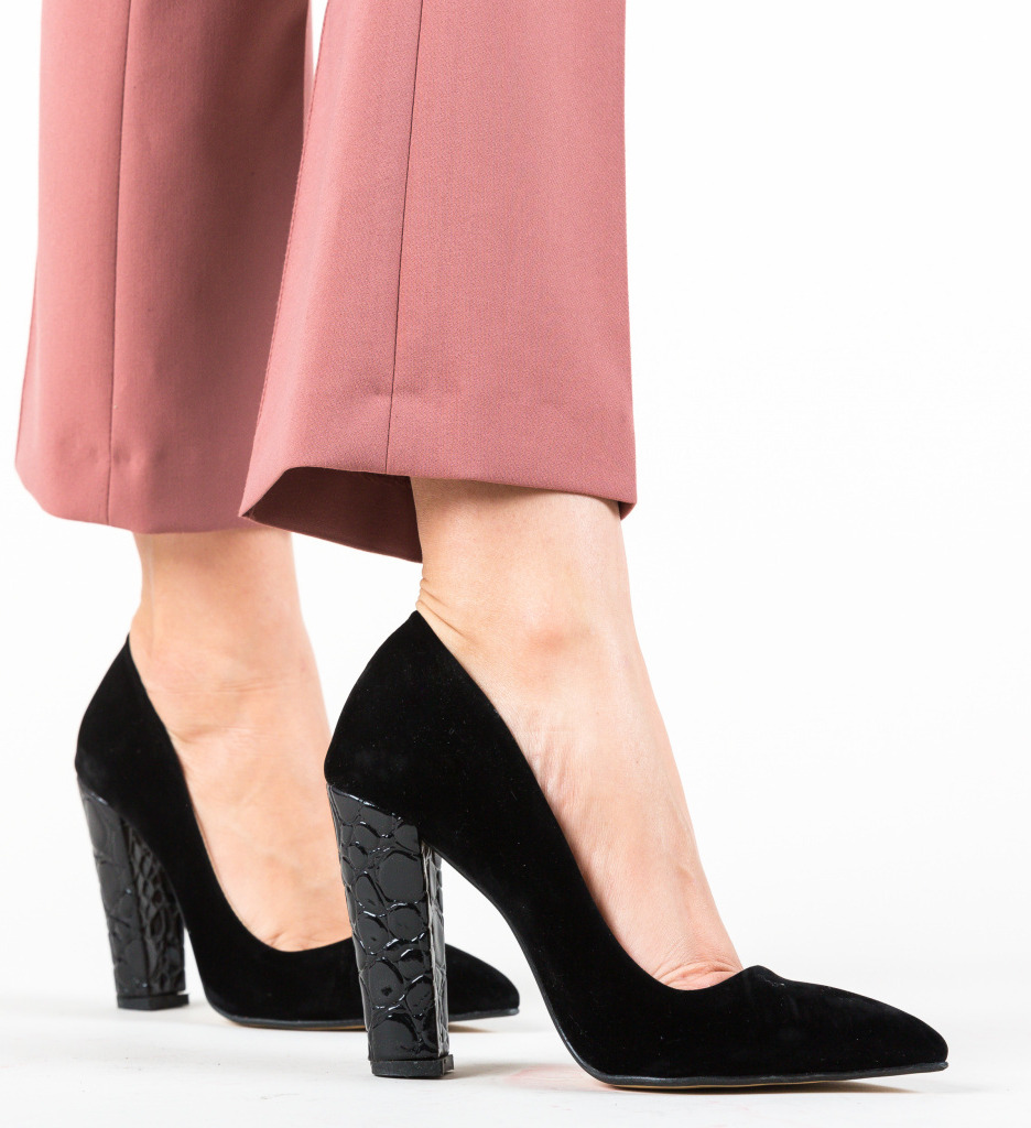 Pantofi Sunshine Negri 2 - Eleganță și Stil - imagine 3