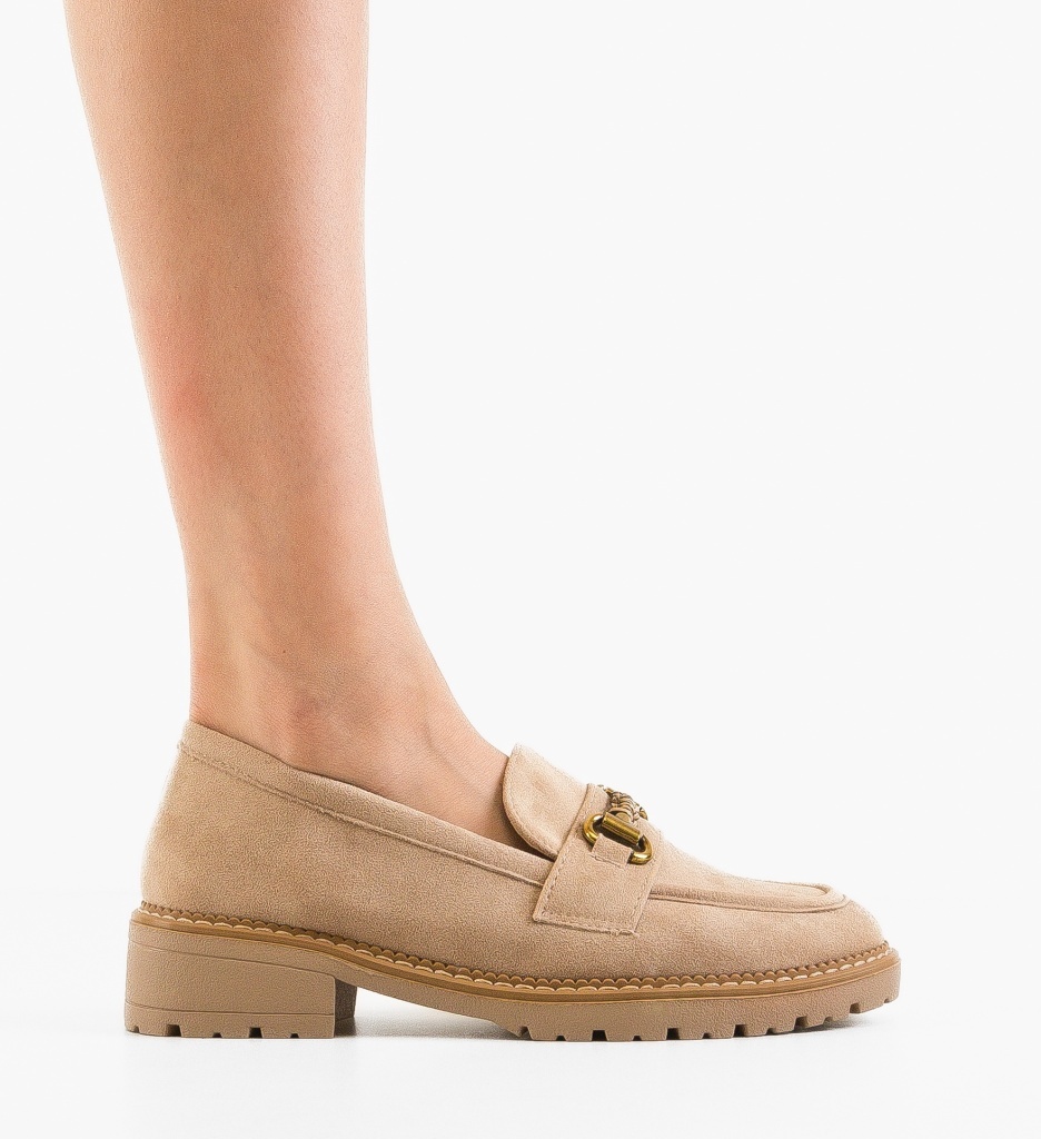 Pantofi Casual Londrey Khaki - Confort Urban - imagine 6