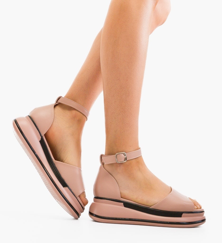 Sandale Dama Drufon Roz Elegante