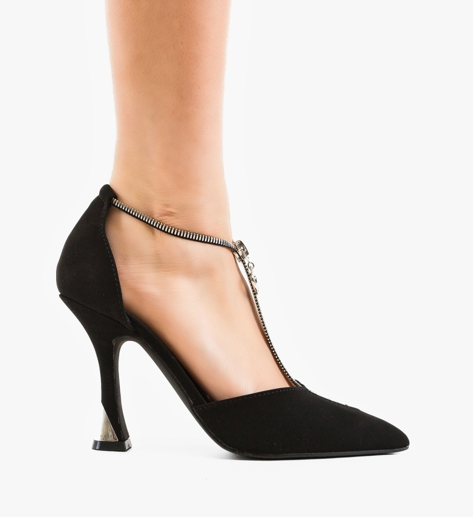 Pantofi dama Olcami Negri eleganți cu toc - imagine 10