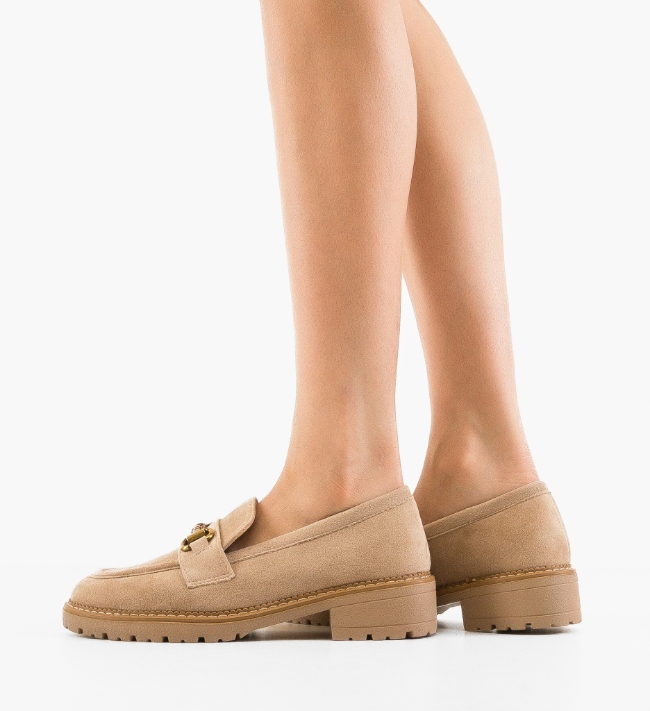 Pantofi Casual Londrey Khaki - Confort Urban - imagine 2