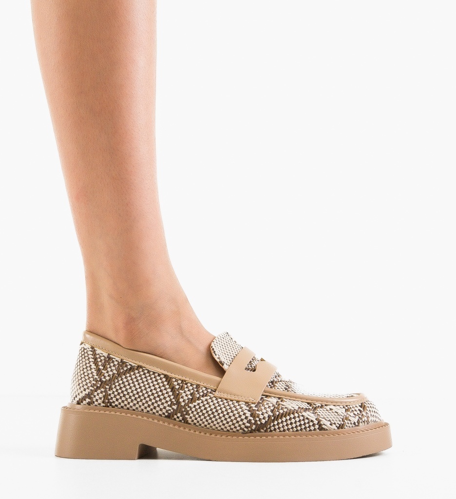 Pantofi Casual Mikael Khaki - Confort și Stil - imagine 6