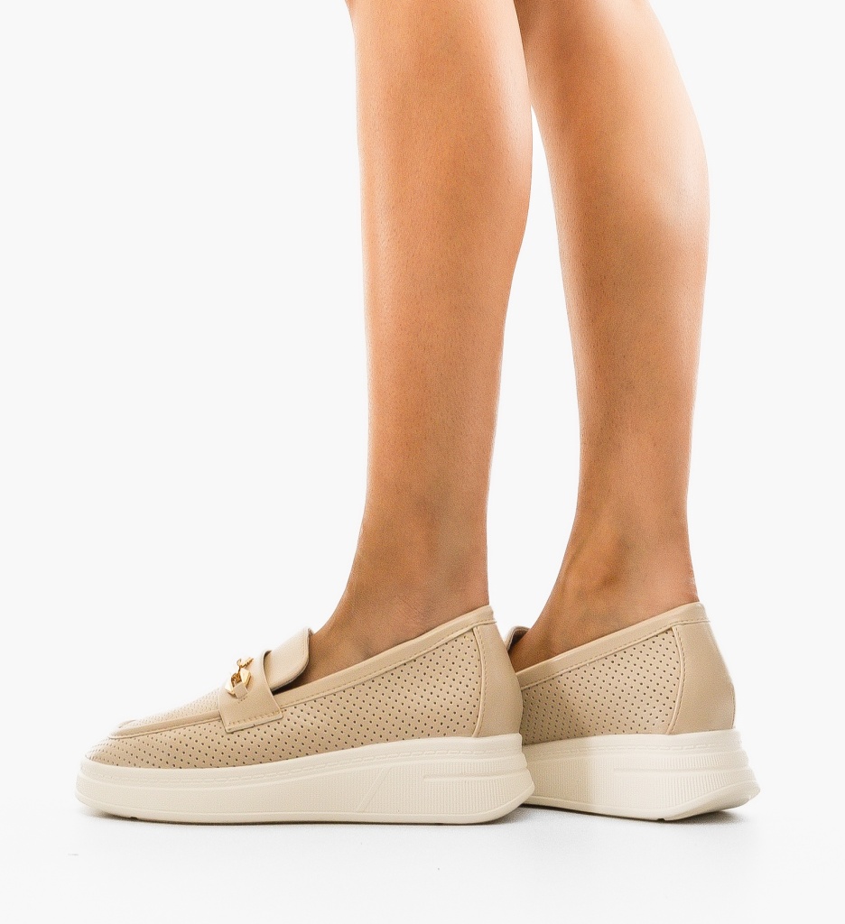 Pantofi Casual Bobby Bej - Confort și Stil - imagine 3